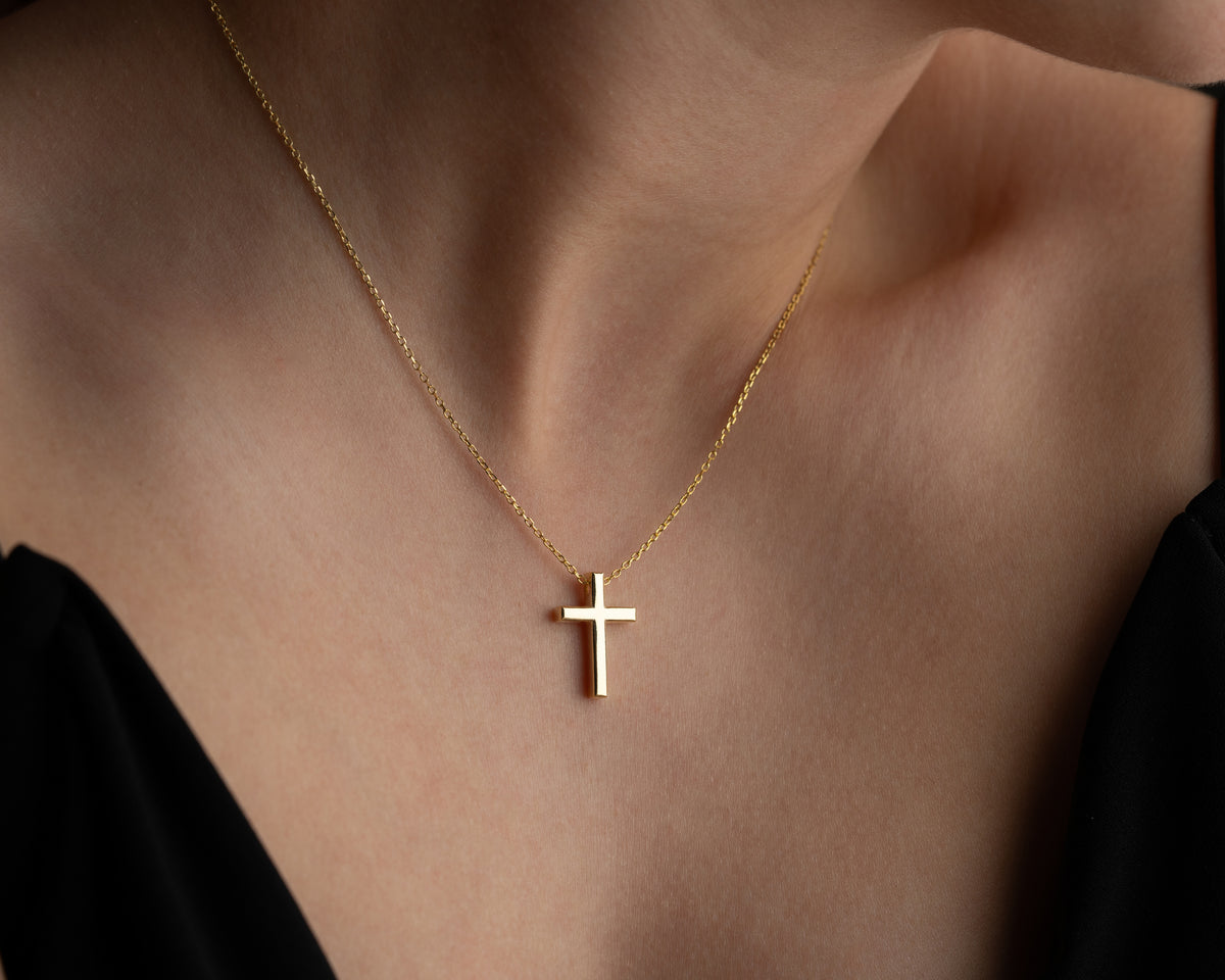 925 sterling silver cross pendant necklace, made to order