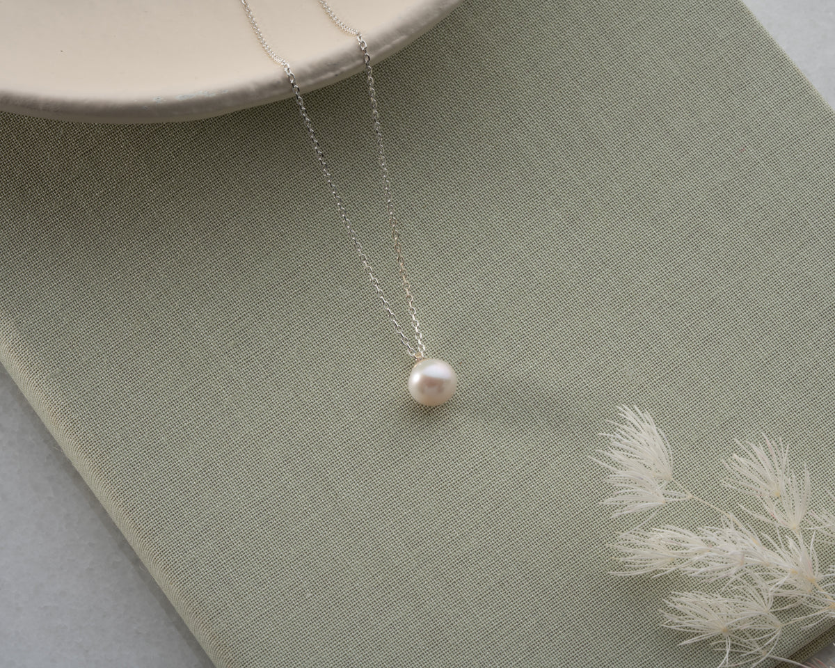 925 sterling silver opal pendant necklace, crafted in the Artizian studio