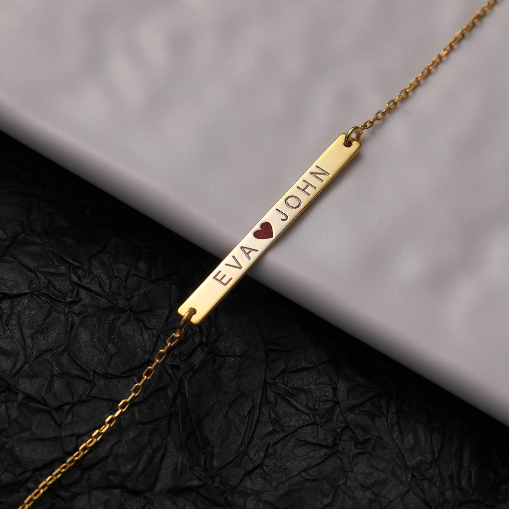 Women's name plate bracelet with engraved plate, Artizian handmade jewelry since 1999